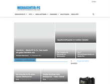 Tablet Screenshot of mediacenter-pc.com